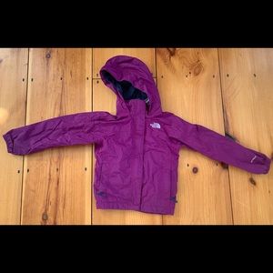 Girls North Face Hyvent Rain Jacket